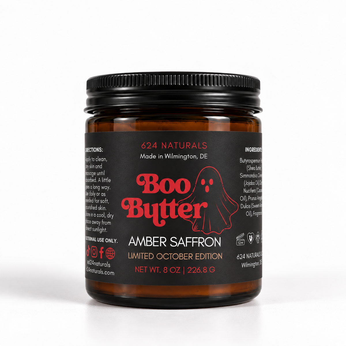 Boo Butter | Limited October Edition | Amber Saffron